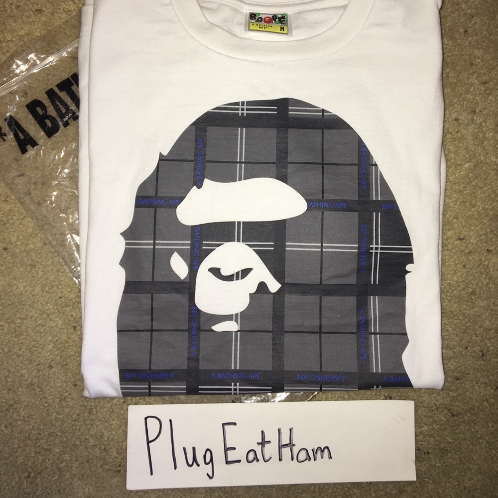 Logo Check Big Ape Head Tee